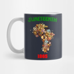Juneteenth 1865 Freedom I Black Pride African Freedom Day Mug